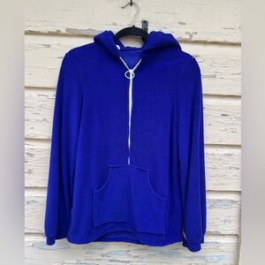 Vintage 70s 80s Beach High Tide Of California Terry Cloth Full Zip Hoodie Jacket